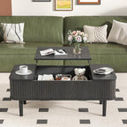 Fluted Lift Top Coffee Table - Image 7