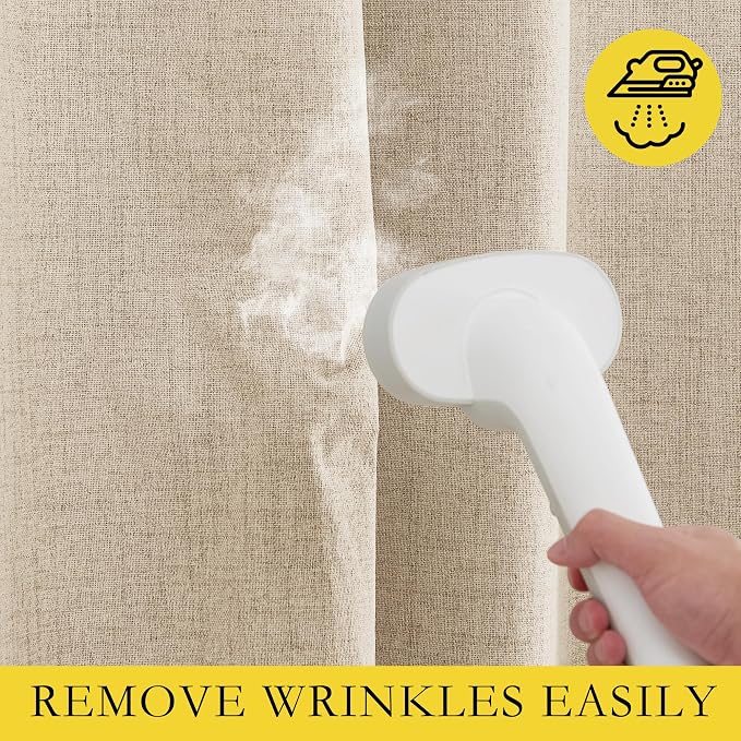 NICETOWN 100% Blackout Curtains 63 inch Length, Rod Pocket & Back Tab Thermal - Image 8