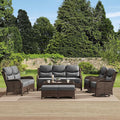 HILLGA Luxury High Back Patio Furniture Set by HILLGA
