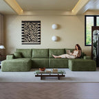 AUGOP 136" Sectional Couches for Living Room Modern Modular Sofa by AUGOP