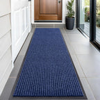 OLANLY Front Door Mat 59x20, Waterproof Heavy-Duty Indoor Outdoor Doormat | Blue by OLANLY