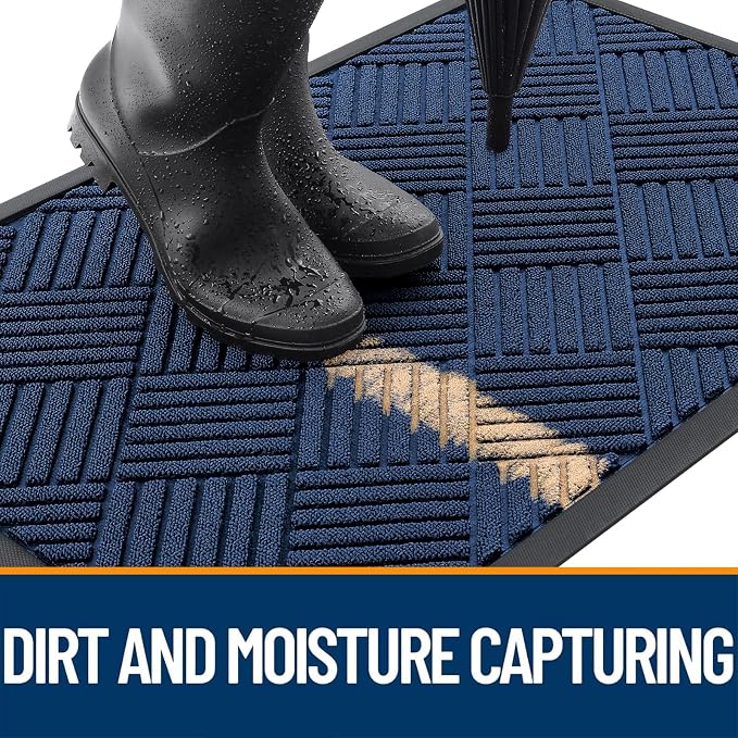 OLANLY Front Door Mat Outside Entrance 71x47, Waterproof Heavy-Duty Doormat | - Image 3