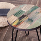 Greenage Reclaimed Wood End Table Bedroom - Image 4