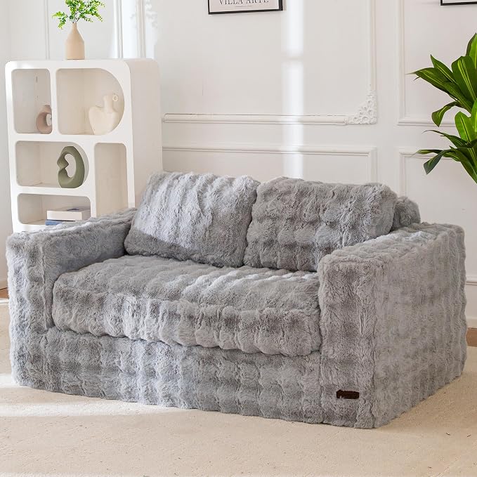 MAXYOYO Loveseat Sofa for Living Room, Small Sofa Couch Tufted Boneless Couch by MAXYOYO