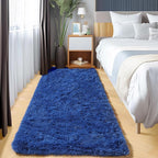 Navy Blue Runner Rugs for Boys Bedroom Living Room, Fluffy 2x6 Area Rug | Soft - Image 8