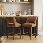 VKNOW Bar Stools Set of 2, Modern Counter Stools by VKNOW