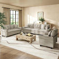 HERA'S HOUSE 3 Pieces Modular Sectional Sofa Sets, Oversized Couch Set by HERASHOUSE