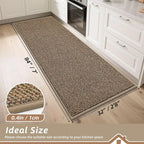 BEQHAUSE Kitchen Runner Rugs 32"x84", Kitchen Mats - Image 2