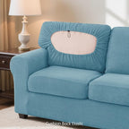 SUBRTEX 3 Pieces Stretch Sofa Slipcover Sets Couch Cover Sets Backrest Cushion - Image 7