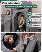 Lunix LX15 14pcs Modular Kids Play Couch, Design-Patent Child Sectional Sofa - Image 6