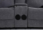 Betsy Furniture Soft Microfiber Manual Reclining Loveseat - Image 6