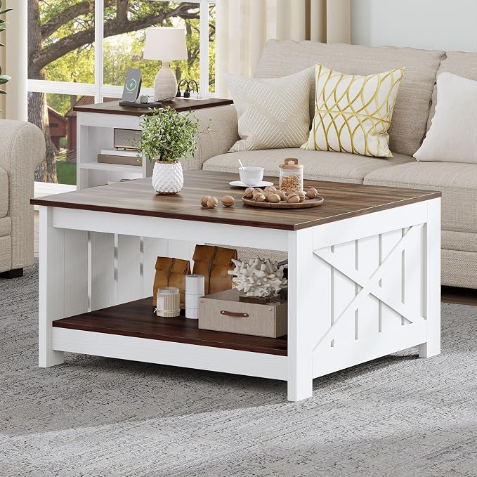 Coffee Table Farmhouse Coffee Table - Image 3