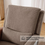 HCHAIRH Rocking Chair Nursery, Teddy Nursing Rocking Chairs, Upholstered - Image 7