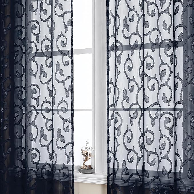 Furman Sheer Curtains 84 inches Long by OWENIE