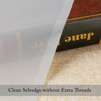 Sheer Ivory Curtains 108" Inch Length 2 Panels Set, Light Filtering Soft Rod - Image 3
