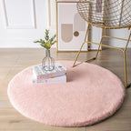 Ashler HOME DECO Ultra Soft Faux Rabbit Fur Chair Couch Cover Area Rug - Image 5