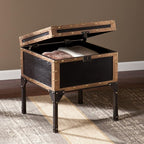 SEI Furniture - Drifton Travel Trunk End Table - Transitional Design - Image 2
