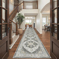 Madane Hallway Runner Rug 3x16 Washable Kitchen Runners Long, Low-Pile by Madane