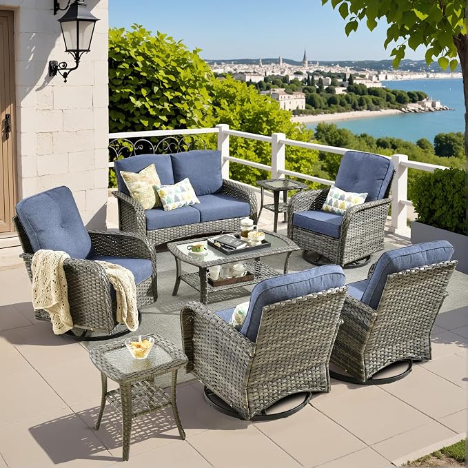 Weaxty 8 Pieces Outdoor Patio Furniture Sets by Eco-ChicLivingBeautifullyAffordable