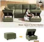 Ihanherry 6-Seater Large Sectional Sofa Bed - Image 5