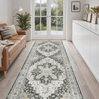 Madane Hallway Runner 3x8, Kitchen Rugs Washable Entry Rug, Soft Low-Pile - Image 3