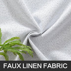 MIULEE 100% Blackout Linen Curtains - Image 5