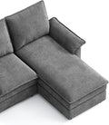 LINSY HOME Chaise Modular for Sectional Sofa, Cloud Sofa Lounge by LINSYHOME