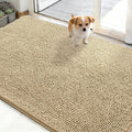 OLANLY Dog Door Mat for Muddy Paws 48x30, Super Absorbent Chenille Mud Mat | by OLANLY
