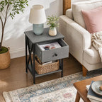 VECELO Nightstands Set of 2, Modern Bedside End Tables, Night Stands - Image 7