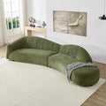 145.67 Large'' Curved Sofa Couch by JJKFurniture-kevinplus
