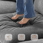 Ihanherry 141" Oversized Cloud Sectional Couches - Image 6