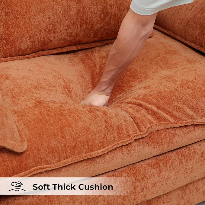 Oversized Accent Chair, Modern Upholstered Armchair Cloud Sofa Chair - Image 9