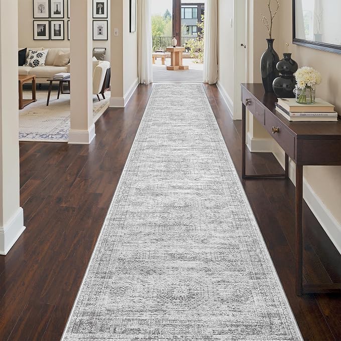 3x20 Runner Rug Non Slip, Washable Hallway Runner Rug, Living Room, Dining Room - Image 5