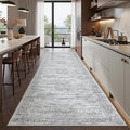 2'6 x 10' Runner Rug Non Slip, Washable Kitchen Rugs, Living Room, Long Rug by Restydon