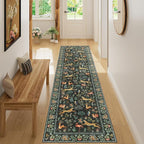DUKINO 2x8 Washable Runner Rug, Non Slip Animal Kitchen Runner Rug, Low Pile - Image 5