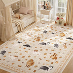 DUKINO 8x10 Area Rug, Washable Dog Rugs - Image 3