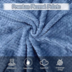 4 Pack Fleece Throw Blankets 50x60 Inches – 270 GSM Ultra Soft Flannel - Image 5
