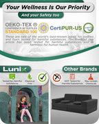 Lunix LX15 14pcs Modular Kids Play Couch, Design-Patent Child Sectional Sofa - Image 8