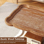 Function Home Farmhouse Coffee Table, 2-Tier Center Table - Image 8