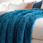 Bedsure GentleSoft Teal Throw Blanket - Image 8