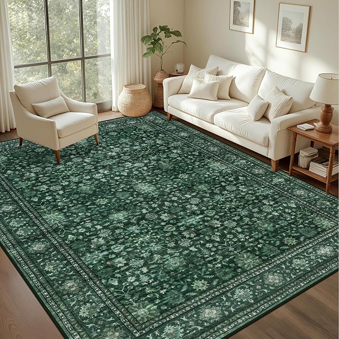 8x10 Area Rugs Living Room: Washable Rug - Image 3