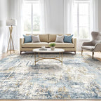 LOONGRUG 10x14 Area Rugs Washable Large Neutral Modern Living Room Rug | - Image 5