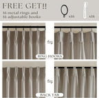 Pinch Pleated Linen 94 Inch Curtains - Image 6