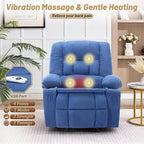 Rocker Recliner Chair with Massage and Heat, Nursery Rocking Chairs - Image 3