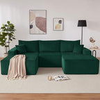 Weture 108” Modular Sectional Couches, Modern Modular U-Shape Sofa - Image 8