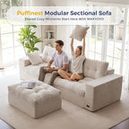MAXYOYO 104" L Shaped Modular Sectional Sofa - Image 3