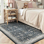 Washable Area Rug 4x6 for Living Room Bedroom | Low Pile; Non Slip;Machine - Image 4