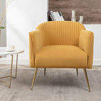 Container Furniture Direct Contemporary Velvet Accent Chairs - Image 4