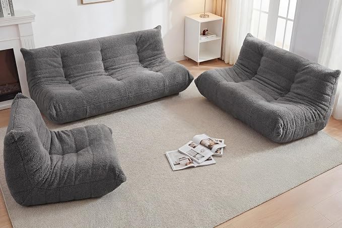 Bean Bag 3-Seater Chair Big Sofa Beanbag Chair - Image 8