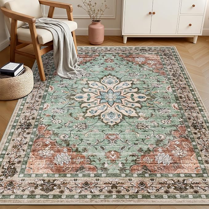 6x9 Area Rugs Living Room: Washable Rug - Image 3
